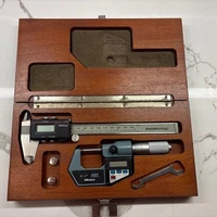 Mitutoyo Digital Micrometer/Caliper Set in box 500-351 & 293-765 USED