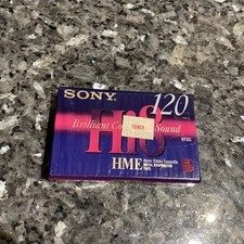 Sony HME Video Hi8 120 minute 8mm Blank Tape Cassette Metal Evaporated Brand NEW