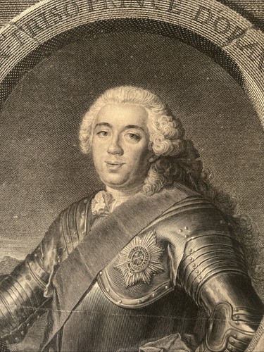 Guglielmo IV, principe d'Orange e di Nassau. Paesi Bassi Acquaforte 1751 - Picture 4 of 10