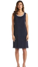 R M Richards features rhinestone detail at the neck Sz12 119 862