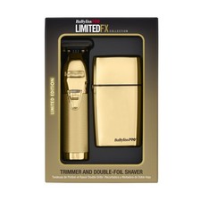 BaBylissPRO LimitedFX Trimmer  Double-Foil Shaver Gold Collection FXDUOFS2TG