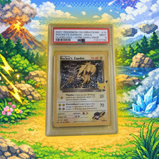 Rocket's Zapdos 15/132 ≫ PSA 9 ≪ Celebrations: Classic Collection Holo
