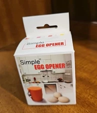 Simple Egg Opener Egg Seperator For Kitchen Egg Tool Egg Opener Yellow New