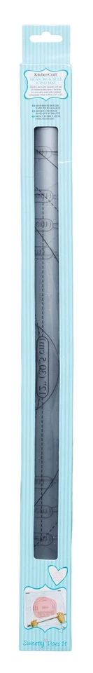 KitchenCraft Set of Non Stick Rolling Mat and Fondant with Measurement Markings - Image 2 of 4