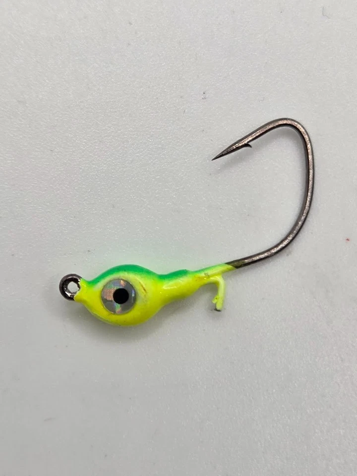 Plantilla de pesca en hielo Tad Pole 1/25 oz cebo guardián perca de pesca Bluegill Crappie Foto 4 de 4