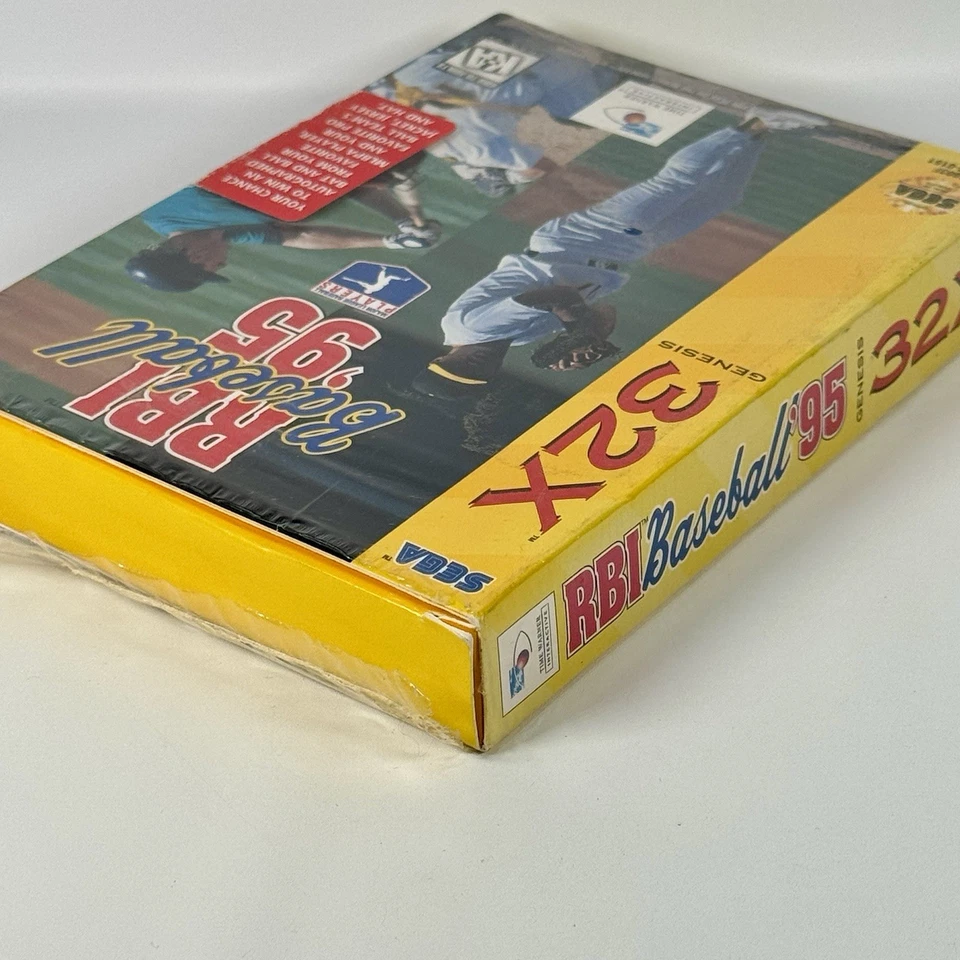 RBI Baseball '95 Sega 32X CIB Complete In Box With Cellophane Plastic - Image 3 of 4