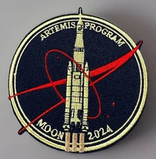 🔥 ARTEMIS PROGRAM - NASA MOON 2024 CAMPAIGN ASTRONAUT MISSION PATCH Space X