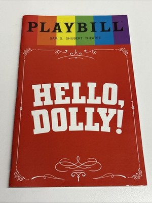 HELLO DOLLY! June 2017 Broadway COLOR PRIDE Playbill! BETTE MIDLER Gavin Creel+!
