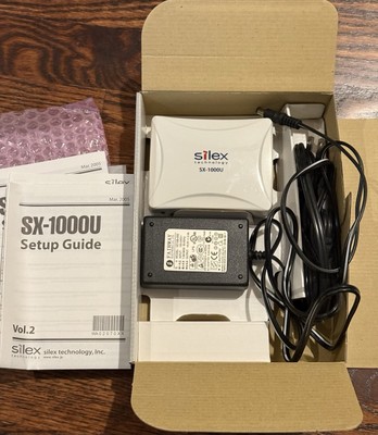 SILEX SX-1000U USB ETHERNET DEVICE SERVER