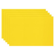 5Pcs 5mm Corrugated Plastic Sheets, 24 x 36 Inch Corrugated Poster Board Yellow