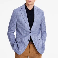 Tommy Hilfiger Men's Modern-Fit Check Sport Coat