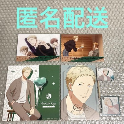 Noitamina Given Kaji Akihiko Cafe Bonus 6 Items JPN Anime Limited Edition Rare M