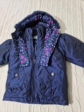 Vintage Oshkosh B'gosh Windbreaker Winter Coat Floral Jacket Size 4T