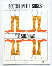 The Shadows - Scotch On The Socks - 1966 Original UK Sheet Music