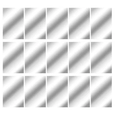  15 Pcs Peel and Stick Mirror Tiles Wall Sticker Art Decor Waterproof