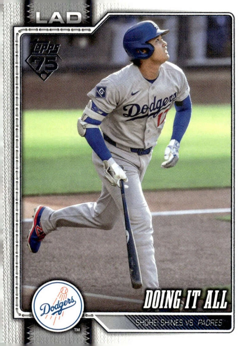 Shohei Ohtani 2026 Topps Actualización #US240 MLB Dodgers Temporada Highlights ID:183497