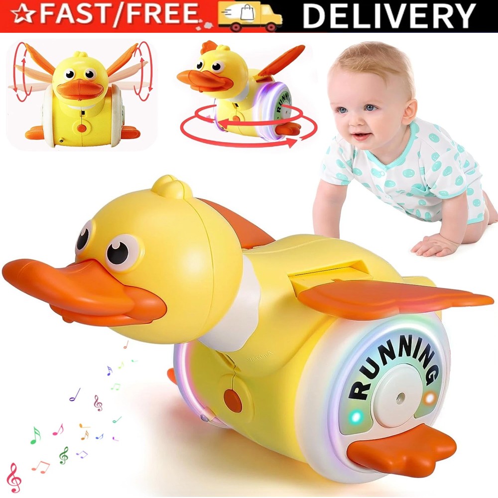 Interaktives Entlein Spielzeug mit Licht & Musik für Baby ab 6 Monate Lernspiel