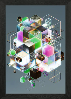 Virtual Viridian Framed Wall Art Poster Canvas Print Picture