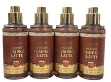 4 bath  body works marshmallow pumpkin latte fragrance mist 2.5oz NO CAP