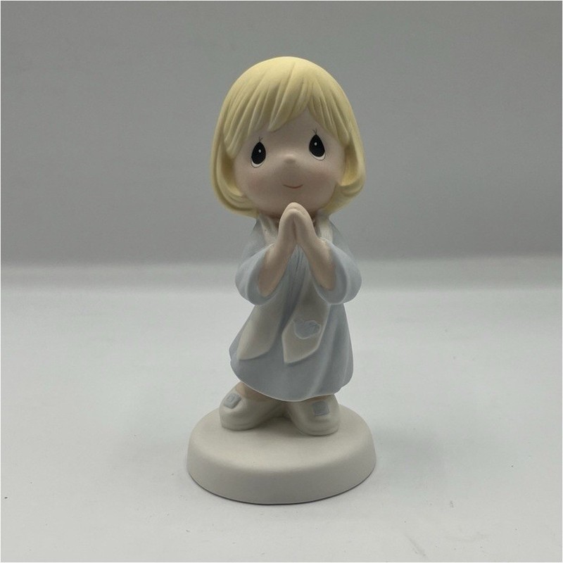 Communion Figurine  Precious Moments Blonde Girl Porcelain Boxed