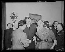Photo:Harry S Truman Washington DC 1940s Meeting with Military Officers