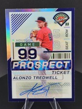 2024 Panini Prospect Edition Alonzo Tredwell Purple Prizm Auto /125 (AU, RC,SN)