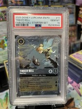 2025 DISNEY LORCANA EN P3-PROMO 11 TINKER BELL - GIANT FAIRY PSA 10