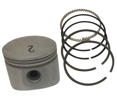 Piston Kit w/ Rings (Low Compression) Harley-Davidson Big Twin 74'' (1941-66) OHV