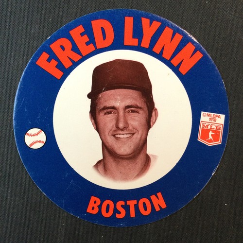 1978 Papa Gino's Discs #19 Fred Lynn Boston Red Sox KEINE RESERVIERUNG!