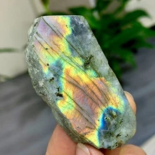 45G Natural Beautiful colored light Labradorite free-form inornament ornament