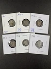 Barber Dime Lot of 6 with two Better Dates