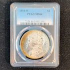 1884-O $1 Morgan Dollar PCGS MS64 NICELY TONED 90% Silver New Orleans