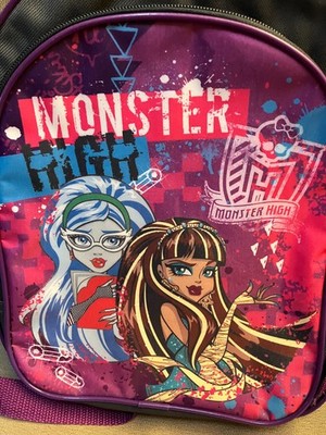 Monster High Cleo & Ghoulia Kinder Rucksack Büchertasche - Medium ca. 28 cm mit Etikett