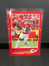2020 Donruss Press Proof Red #2 Tyreek Hill Kansas City Chiefs Football ID:21495