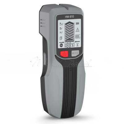 HW-810 6-in-1 Wall Scanner Stud Nail Finder Detector LCD Handheld Wall Detector