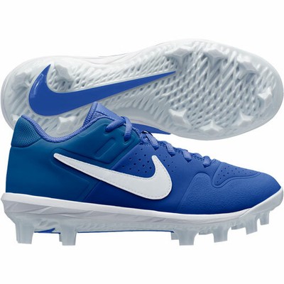 Varsity Low Metal Baseball Cleats Blue 