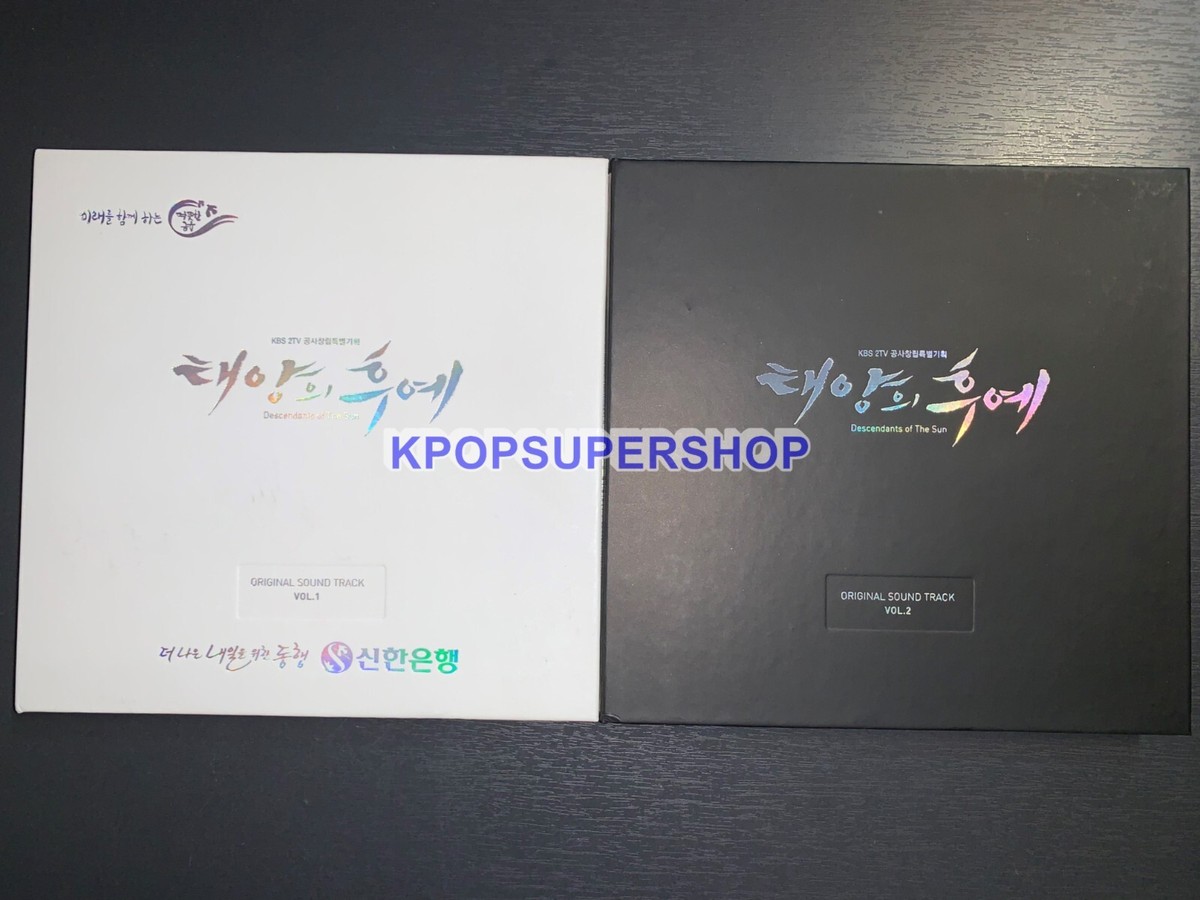 Descendants of the Sun Vol 1 & 2 OST Soundtrack 2 CD Great
