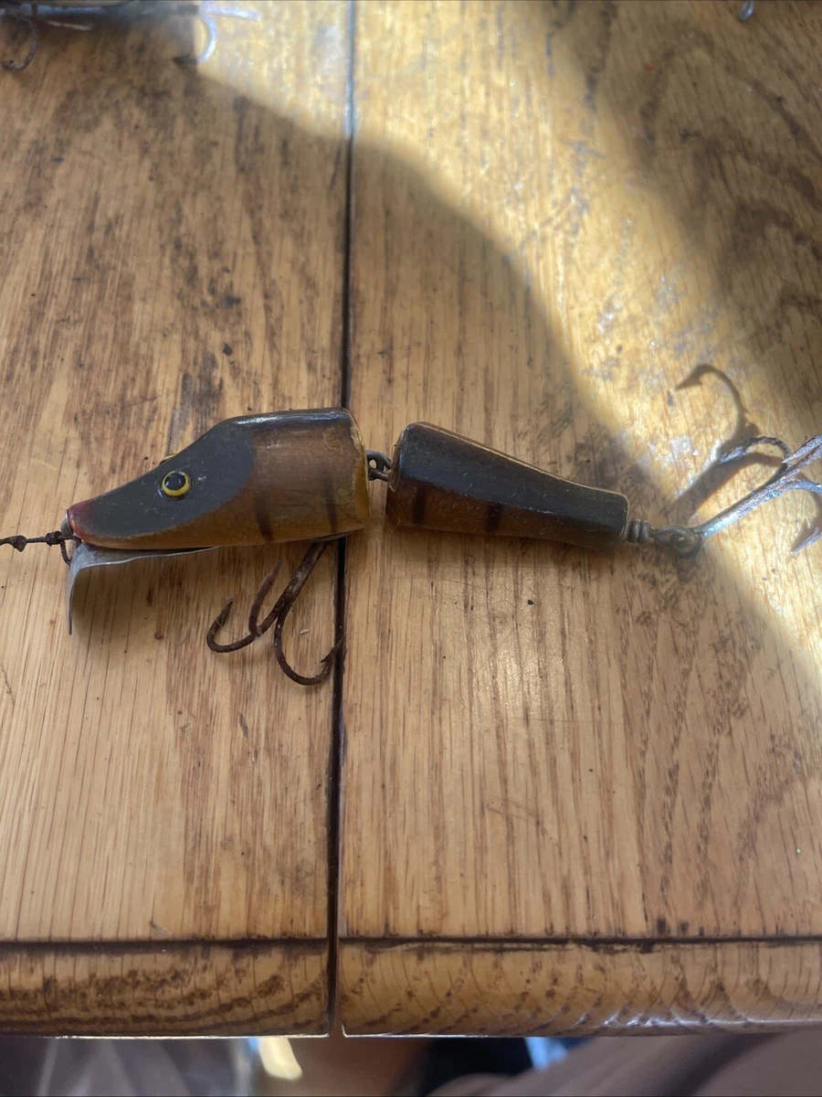 Vintage 50's Wood South Bend Pike Oreno 957 Rain **Missing a Hook