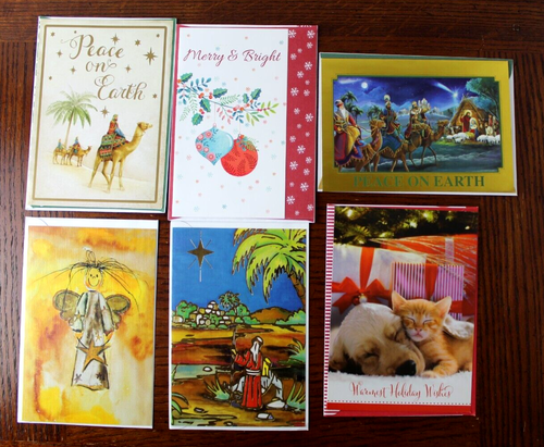 Christmas Holiday Greeting Cards w/ Envelopes 75 Different NEW UNUSED - Lot #7 - Picture 4 of 13