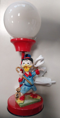 Lampada h 27 cm circa Zio Paperone DIsney da comodino vintage