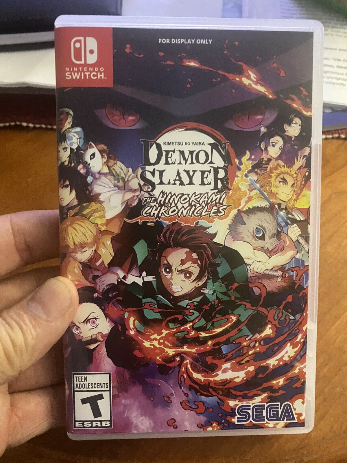 Demon Slayer( for display only case Gamestop Nintendo switch ( NO GAME)