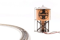 Broadway Limited-operating Water Tower W/sound -- Santa Fe (weathered Brown, Bla Broadway Limited-operating Water Tower W/sound -- Santa Fe (weathered Brown, Bla