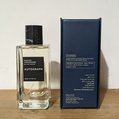 M&S Autograph 100ml Smoked Cedarwood Aftershave Eau De Parfum Marks  Spencer