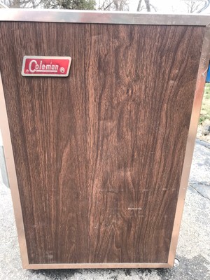 vintage coleman upright cooler