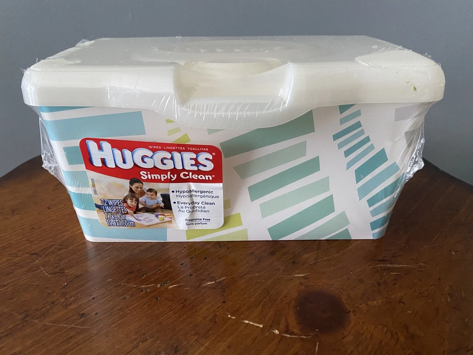 Huggies Natural Care Pop Up Tub Refillable 72Wipes Hypoallergenic Simply Clean