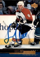 Jody Hull Signed Auto 1998-99 Upper Deck card Florida Panthers