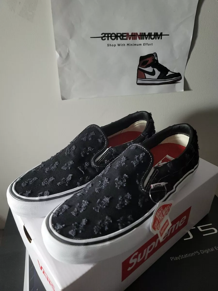 Slip on supreme sales vans Slip on supreme sales vans