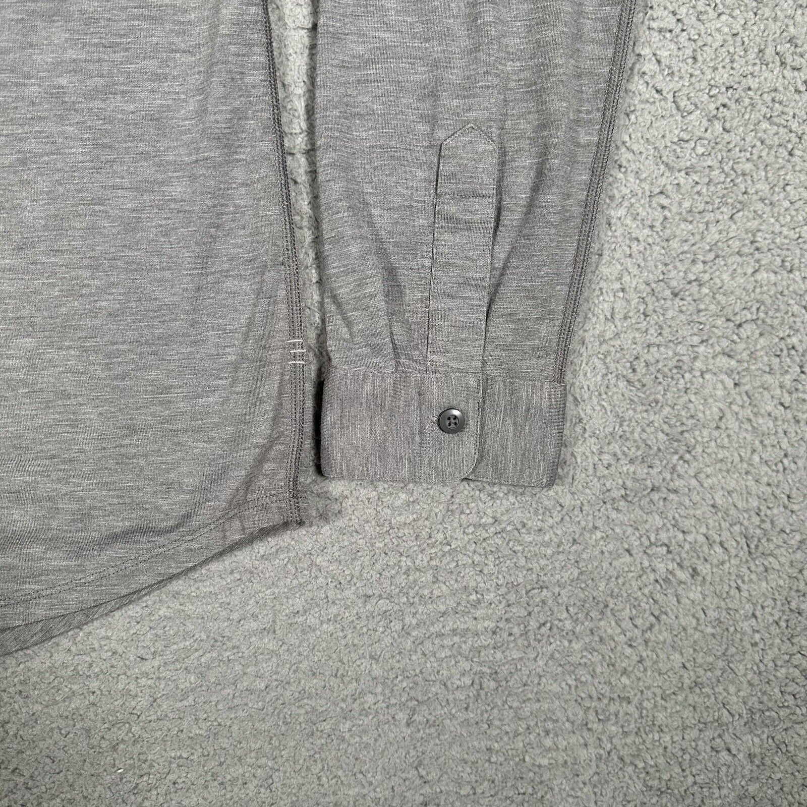 Lululemon Shirt Mens Medium Gray Evolution Button… - image 4