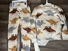 Dinosaur 4 Piece Pajama Set
