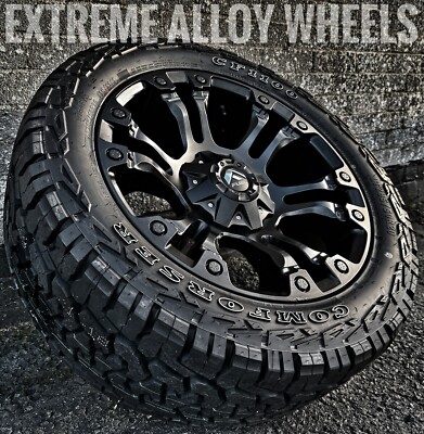 20 Zoll schwarze Alufelgen Toyota 4 Runner Land Cruiser Hi Lux 285 All Terrain Reifen